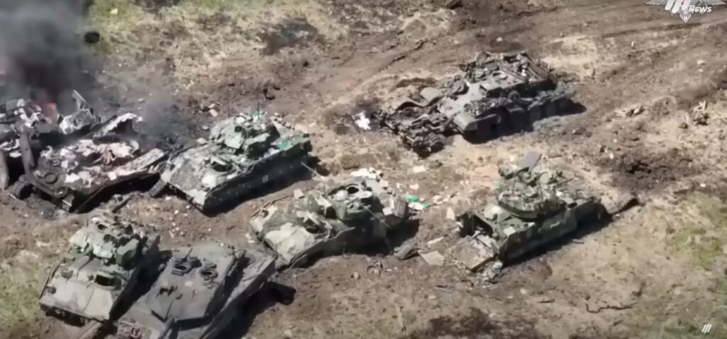 Ukrainian Minefield Damage